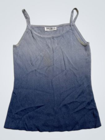 CHUANG LI FASHION Ombre geripptes Tanktop