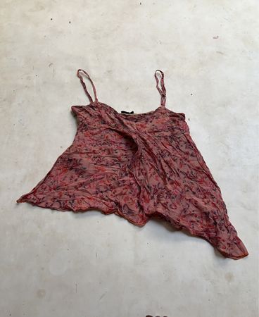 Fei O Collezione Trägertop mit Blumenmuster