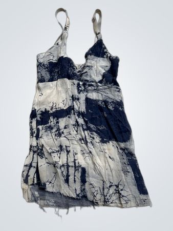 Verwaschenes Tanktop mit abstraktem Motiv