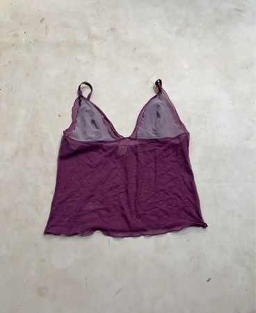Lila transparentes Cami