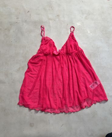 Rosa Babydoll-Unterwäsche