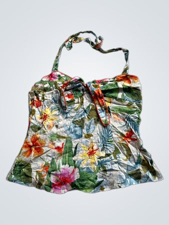 Promod Floral Neckholder-Top