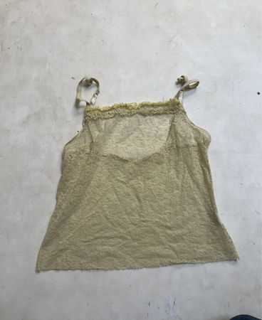 Intimissimi Yellow Lace Cami Top
