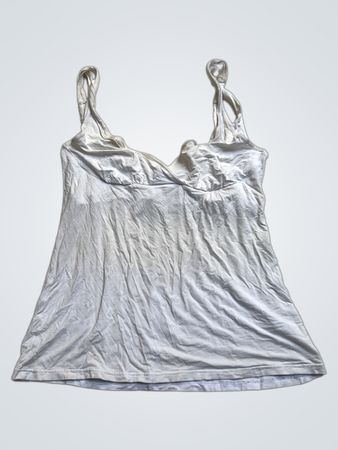 Weißes Tanktop