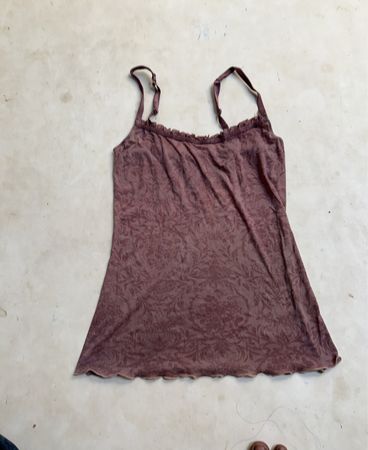 Braunes Blumenmuster-Camisole