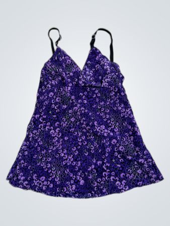 Lila Blumenmuster-Camisole
