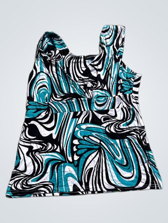 Laura Scott Damen ärmelloses Top mit Print