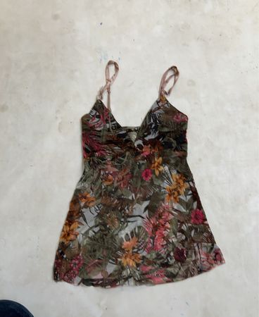 Camisole mit Blumenmuster