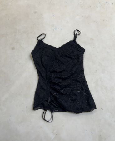 Cache Cache Black Lace Cami Top