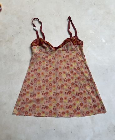 Slipkleid mit Blumenmuster