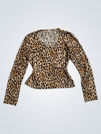 BODYFORM Langärmeliges Oberteil mit Leopardenmuster