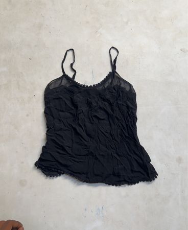 NAF NAF Schwarzes Cami-Top