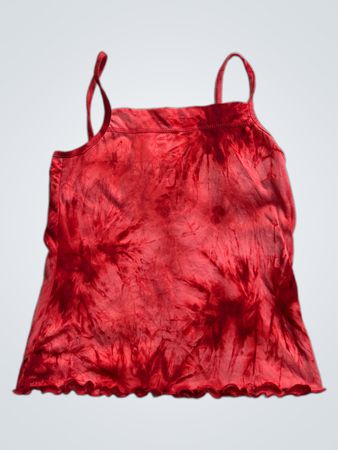 Rotes Batik-Cami-Top