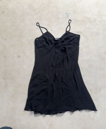 Cannelle schwarzes Slipkleid