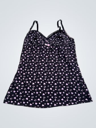 Lovable Easy Style Camisole mit schwarzem Herzmuster