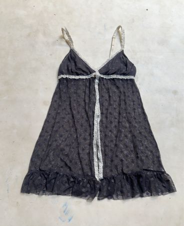 Infiore Spitzenbesatz-Babydoll