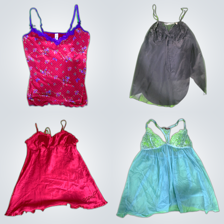 Victoria's Secret Y2K Spitze Besatz Cami