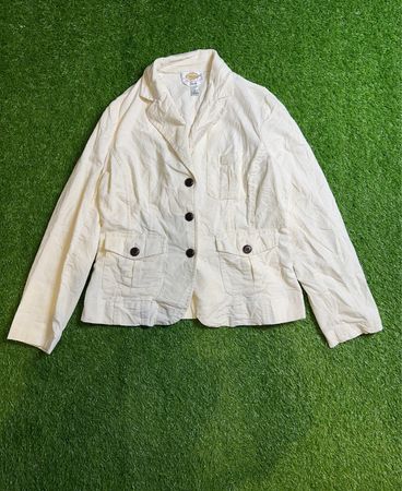 Talbots White Blazer