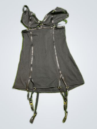 Dion Lee Black Harness Mini Dress