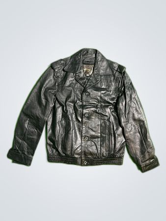 Le Beau Paris Black Leather Jacket