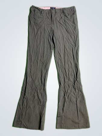 Starcity Gray Pinstripe Flared Trousers