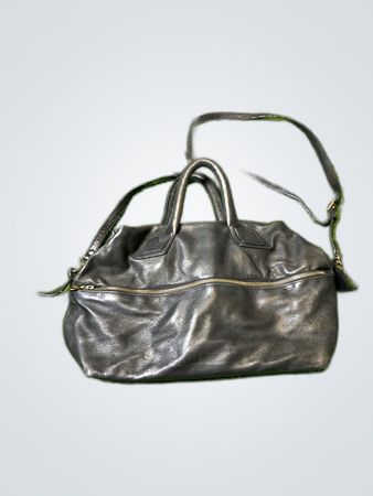 IBW Handmade Black Leather Tote Bag