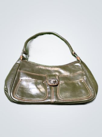 Green Leather Shoulder Bag
