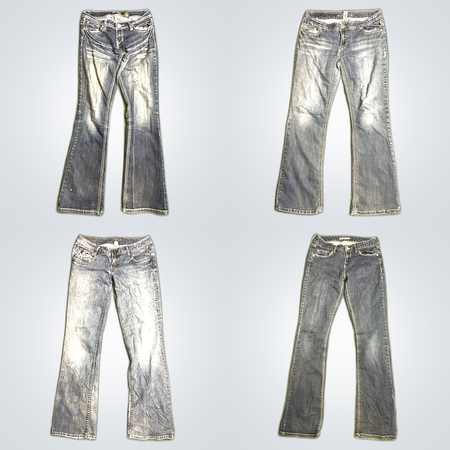 Straight Leg and Flare Jeans