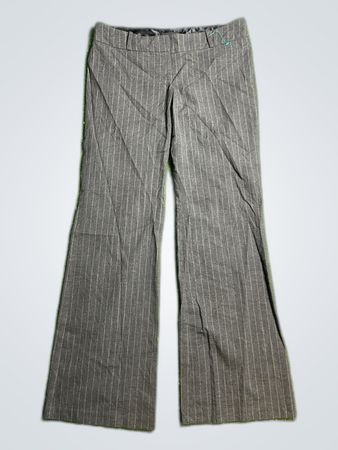 Gray Pinstripe Trousers