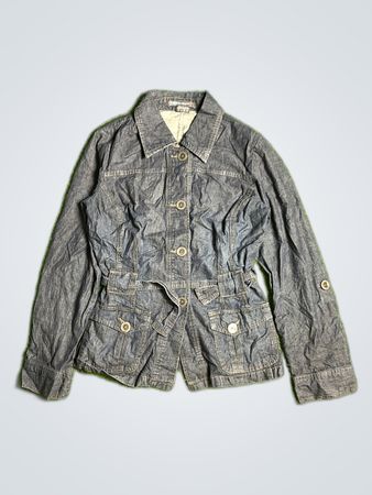 French Cuff Denim Jacket