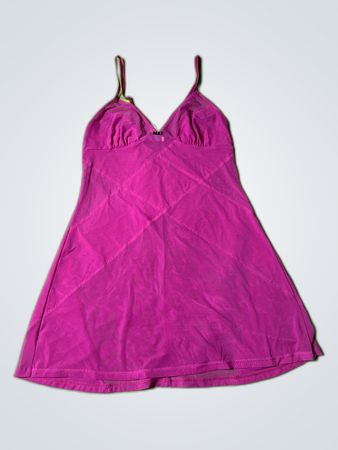 Ongossane Purple Mini Slip Dress