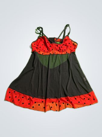 Black and Red Polka Dot Dress