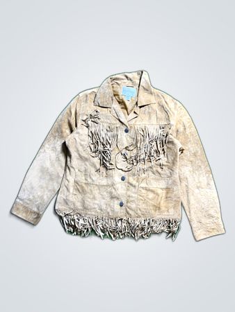 Chico's Fringed Suede Jacket