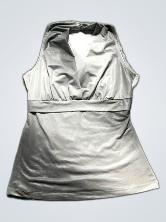 moa Gray Sleeveless Top