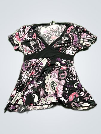 Blouse with Paisley Pattern