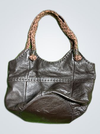 The Sak Brown Leather Tote Bag