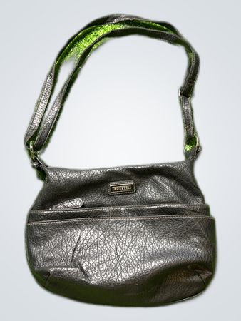 Rosetti Black Leather Shoulder Bag
