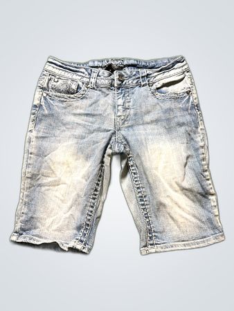 Paisley Sky Denim Shorts