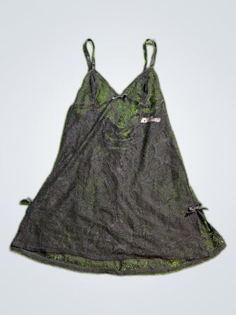 Victoria's Secret Black Lace Slip Dress