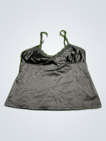 Gilligan O'Malley Black Lace Trim Camisole