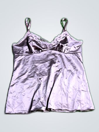 Unbranded Lace Trim Satin Camisole Top