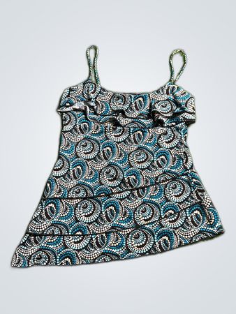 Byer California Printed Ruffle Camisole Top