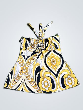 Mandeel Women's Floral Halter Neck Dress