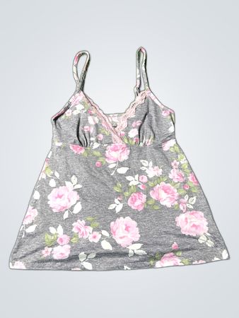 Laura Ashley Floral Lace Trim Camisole