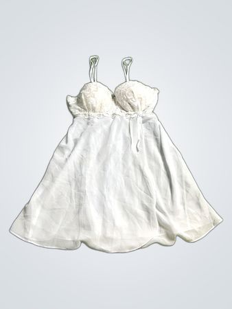 Dentelle Lace Trim Slip Dress