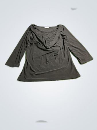 Prospect Blvd Black Wrap Blouse