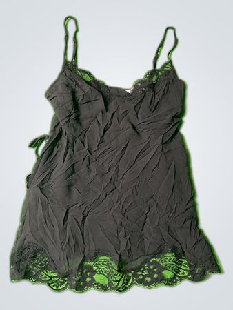Victoria's Secret Black Lace Trim Camisole