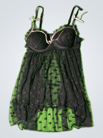 Unbranded Black Lace Slip Dress