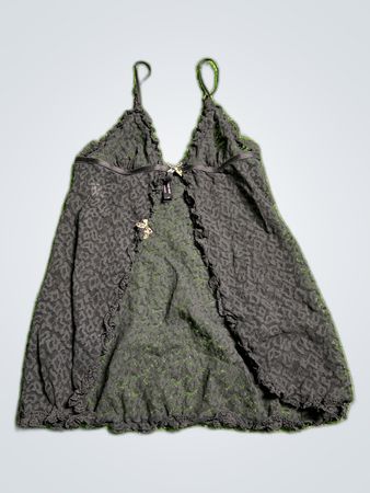 The Lace Secret Black Lace Slip Dress
