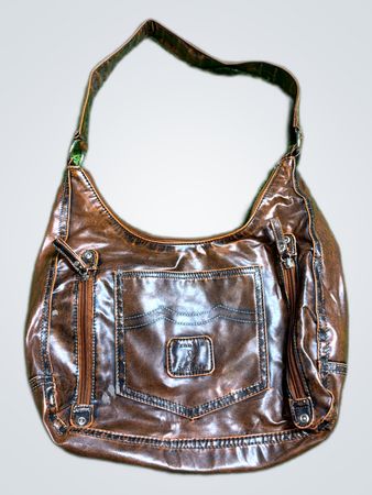Frankie & Johnnie Brown Leather Shoulder Bag
